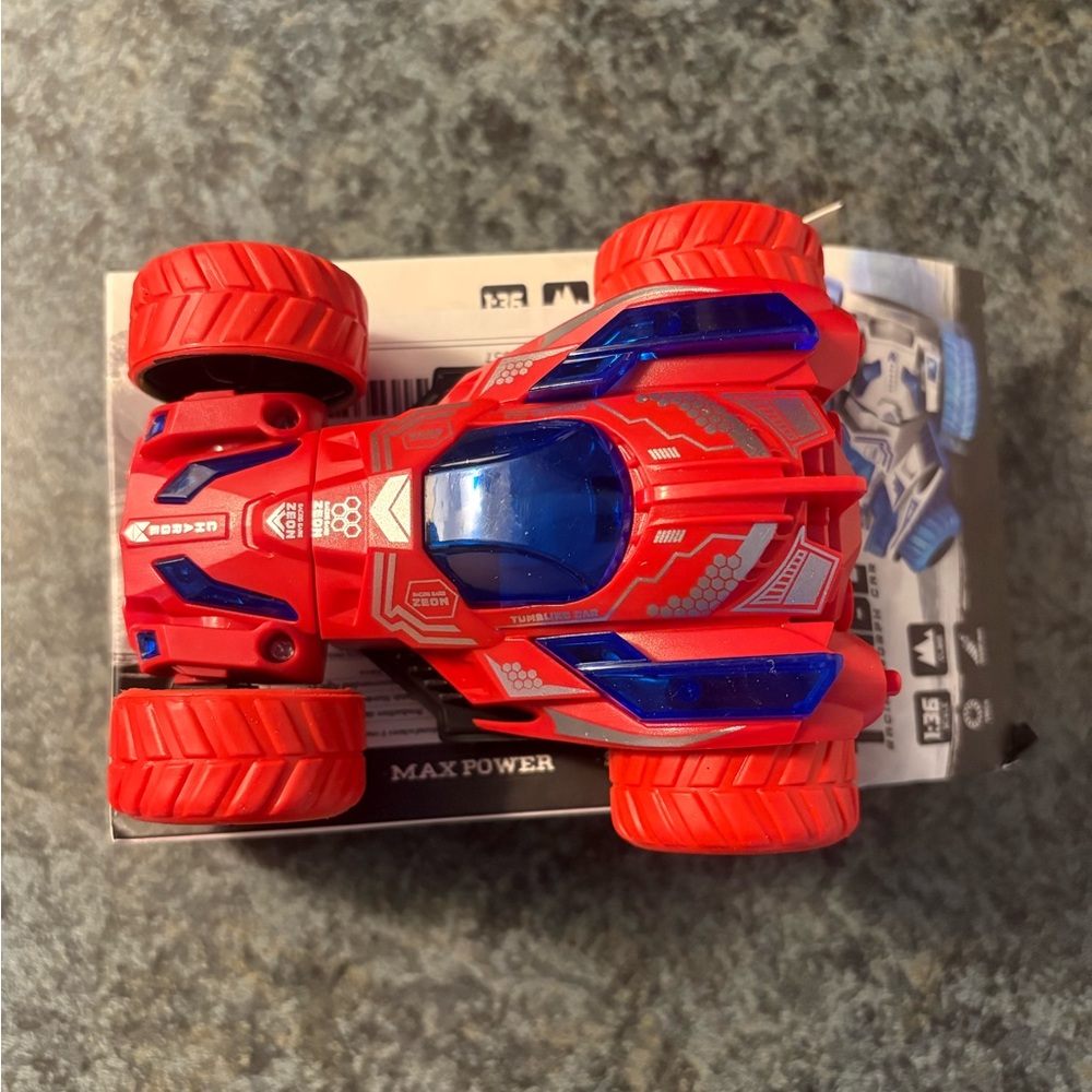 Max Power Red and Blue Racing Toy Car